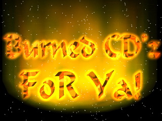 Burned CD